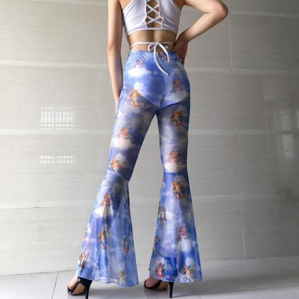 Fashion Sexy Print Pants