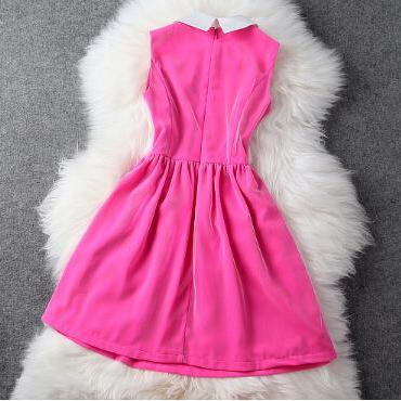Fashion Beaded Sleeveless Dress Vg11901yt