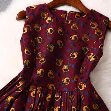 Embroidered waistcoat dress FH12204..