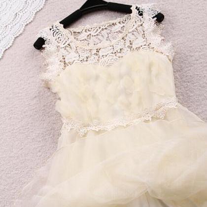 Sweet lace sleeveless dress FG12209..