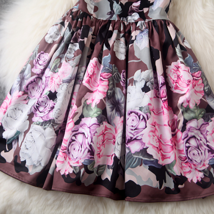 Floral Sleeveless Dress on Luulla