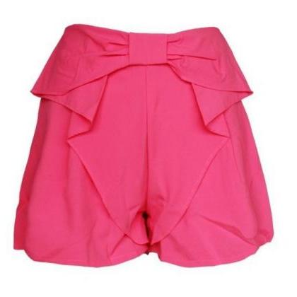 Bow Waist Shorts Cute Vc02