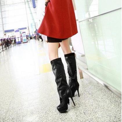 Zircon Fashion High-heeled Boot Bvx05