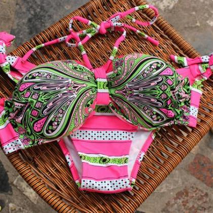 Floral Bikinis Vintage Style With Beautiful..