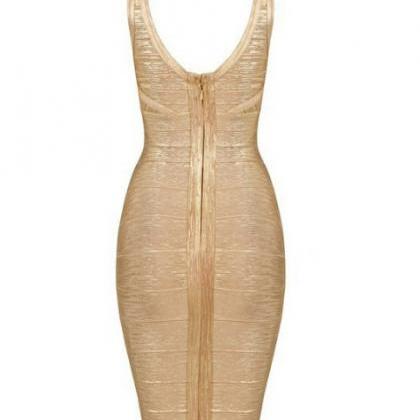 Fashion Sleeveless Package Hip Backless Dress..