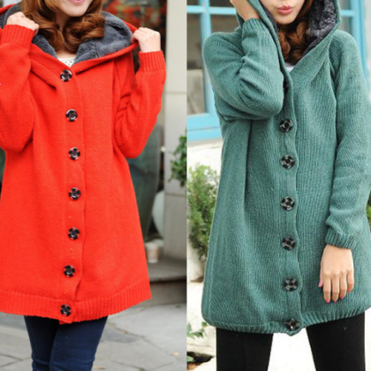 Casual Knit Cardigan Sweater Coat Vg9909mn