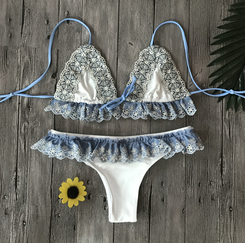 2018 Sexy Lace Bikini Swimsuit