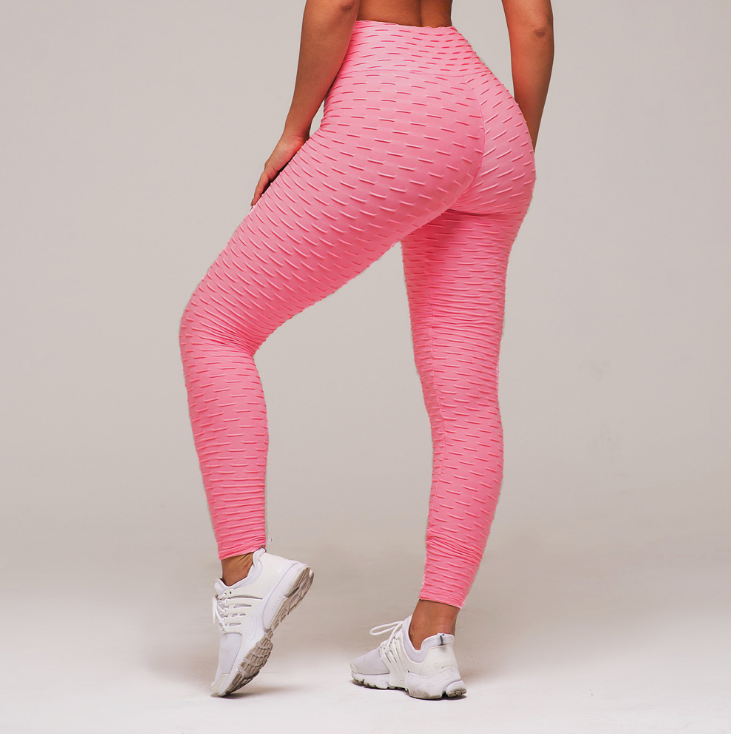 Fashion Solid Color Pink Sweatpants