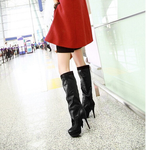 Zircon Fashion High-heeled Boot Bvx05 on Luulla