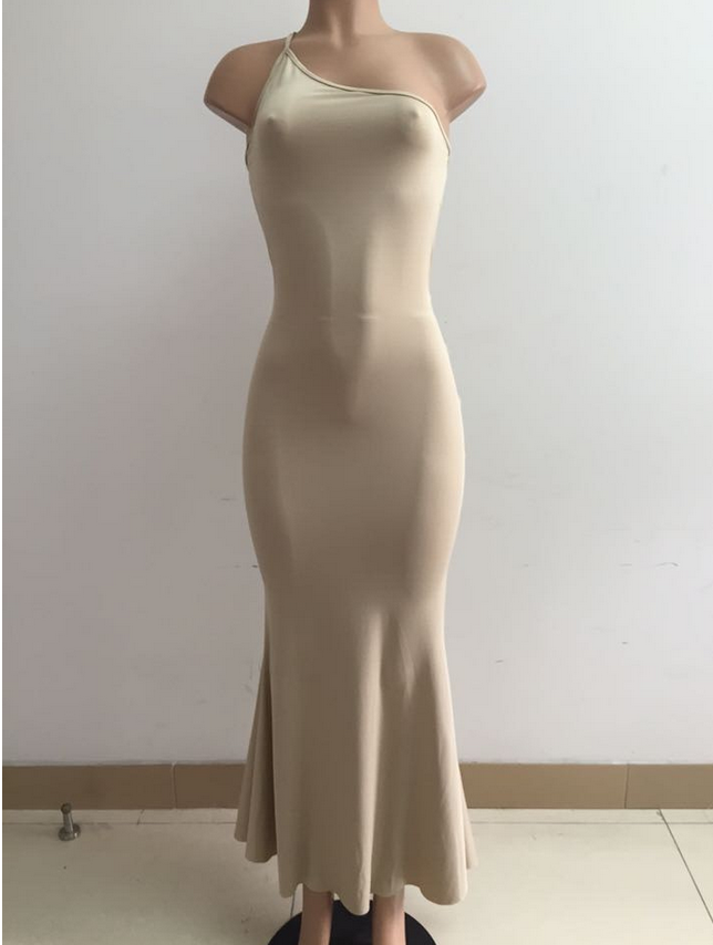 Stunning Off Shoulder Sexy Backless Mermaid Homecoming Dress, FC7003