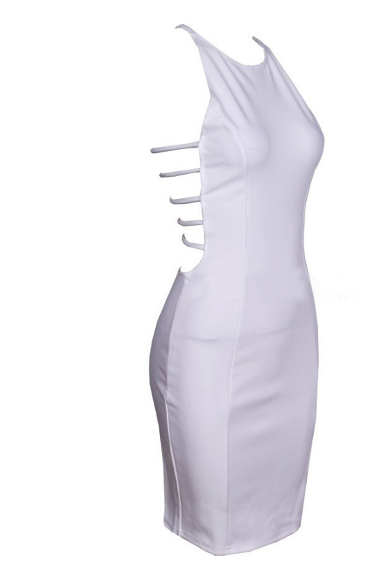 Sexy Round Neck Sleeveless Package Hip Dress Vg82403mn on Luulla