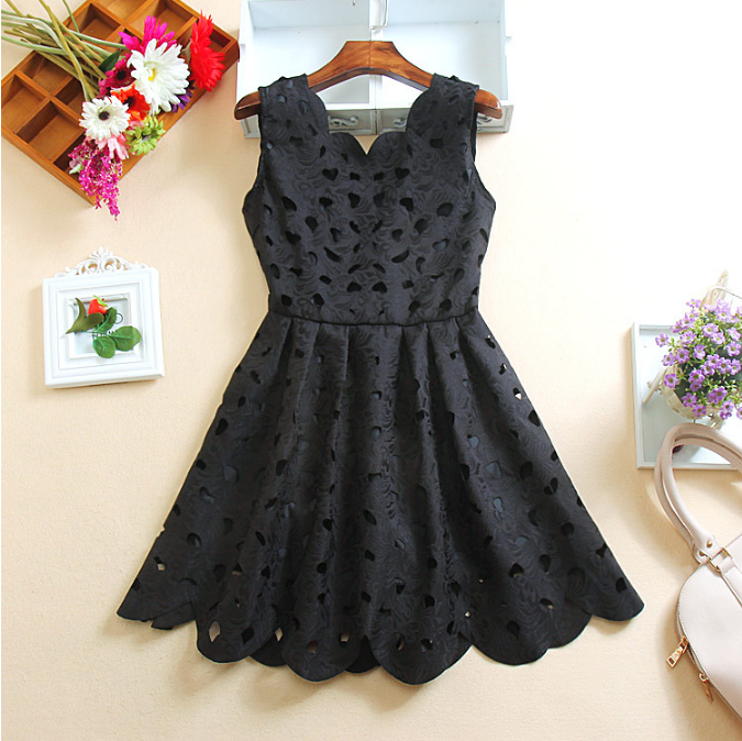 Little Black Dress With Cut Out Details