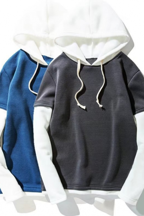 Fashion Long-sleeved Hooded Sweater