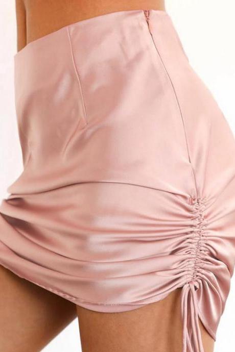 Women's High Waist Bag Hip Slim Skirt