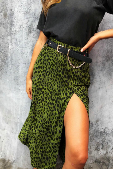 Fashion Sexy Leopard Print Skirt