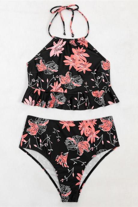 Sexy Print Bikinis Set Swimsuit