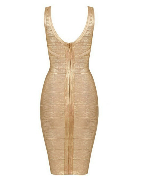 Fashion Sleeveless Package Hip Backless Dress Vg52605mn on Luulla